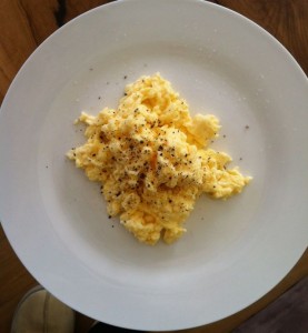 scrambled eggs