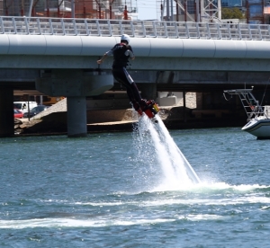 flyboarding fall